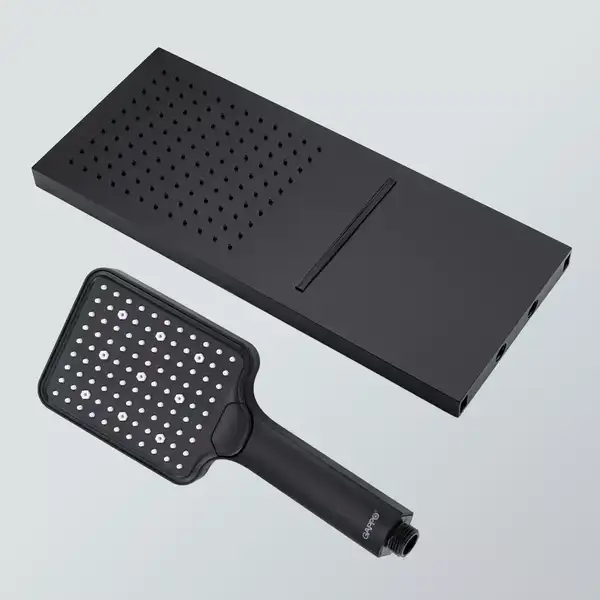 Gappo G7107-76 Душевая система, чёрная (G7107-76)