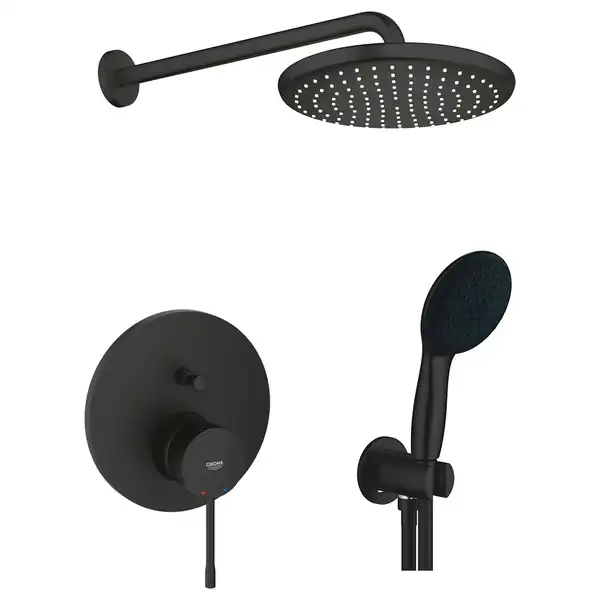 Grohe Eurosmart душова система, чорна (24167KF0)