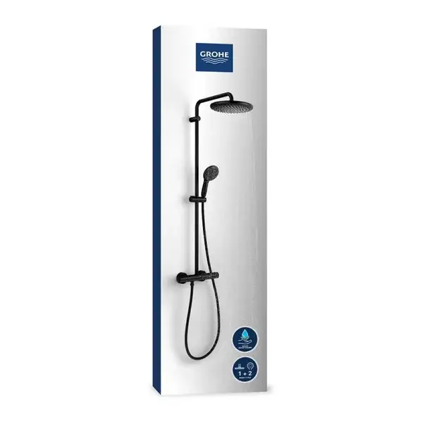 Grohe Vitalio Start Душевая система, чёрная (266772431)