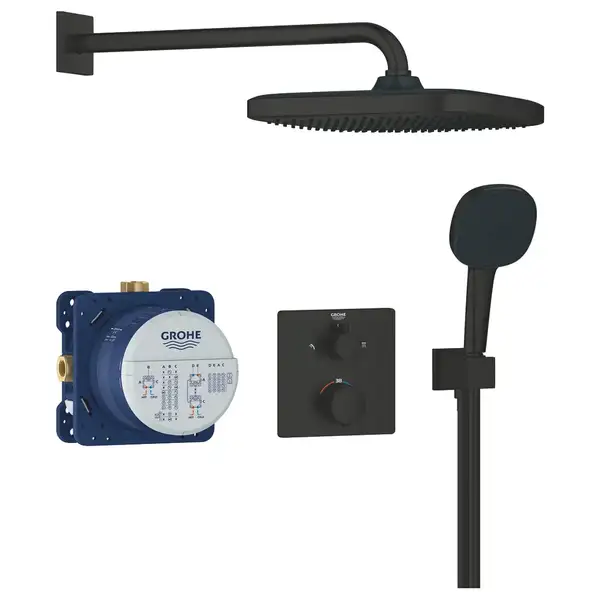 Grohe Precision Душевая система, чёрная (348822430)