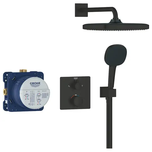 Grohe Precision Душевая система, чёрная (348822430)