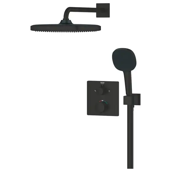 Grohe Precision Душевая система, чёрная (348822430)