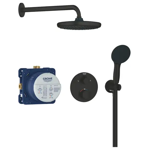 Grohe Precision Душевая система, черный мат (348832430)