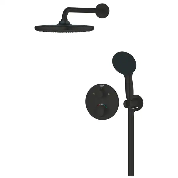 Grohe Precision Душевая система, черный мат (348832430)