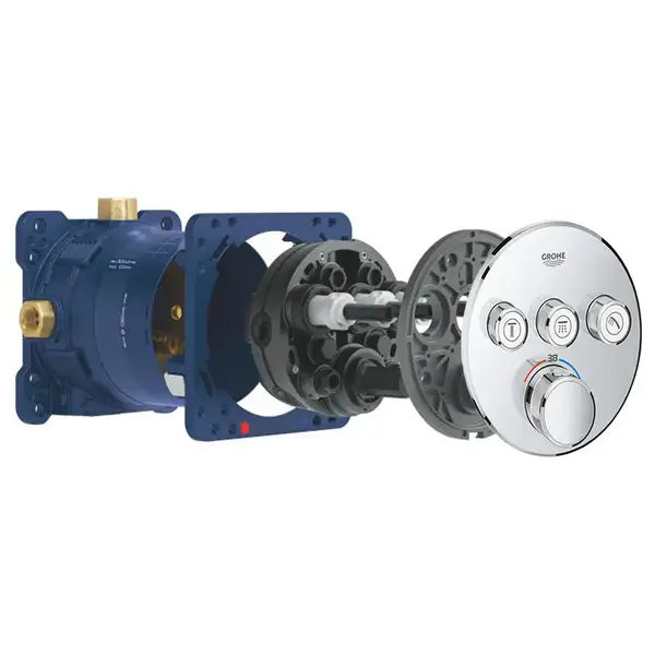 Grohe SmartControl Душевая система, хром/чёрный (CV033607)
