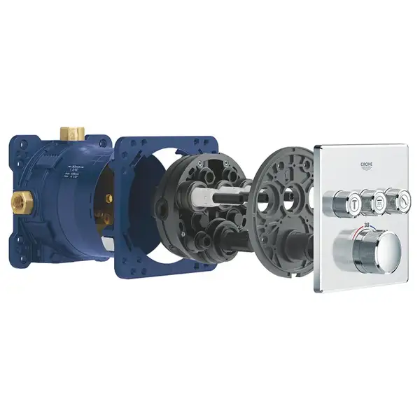 Grohe SmartControl Душевая система, хром/чёрный (CV033609)