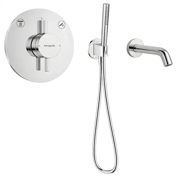HANSGROHE DuoTurn S душевая система, хром (7541824125000)