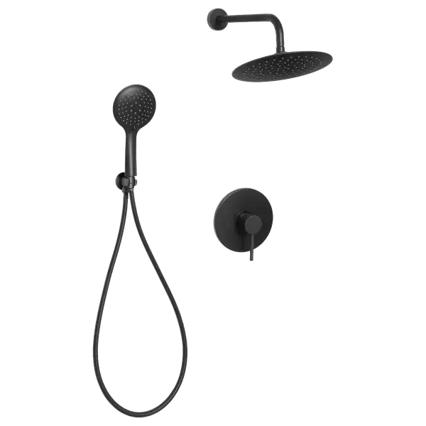 Invena DAFNI Душова система, чорна (BS-88-014)