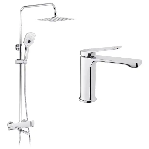Kroner Makon Душова система, хром (CVS30225)