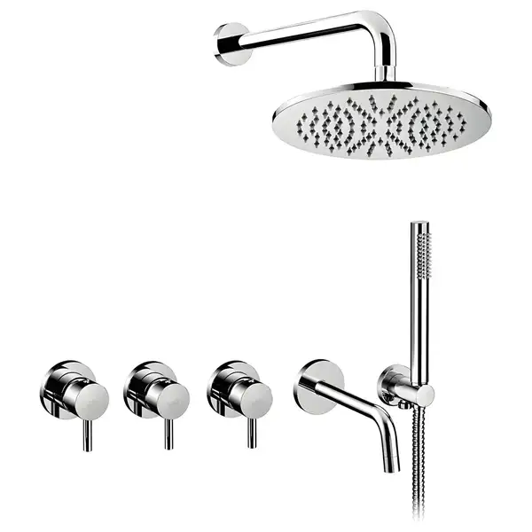 Paffoni Shower душевая система, хром (KITLIG011CR225)
