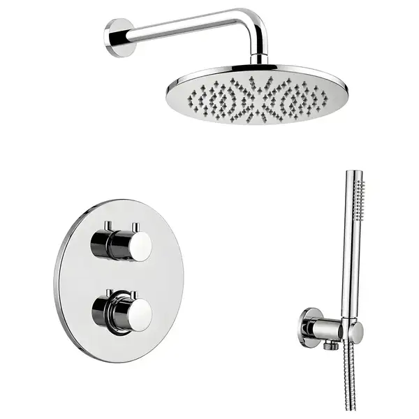 Paffoni Shower Душевая система, хром (KITLIQ018CR300)