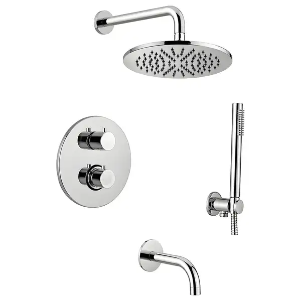 Paffoni Shower душевая система, хром (KITLIQ019CR225)