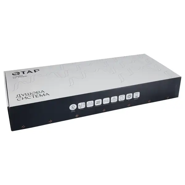 Qtap Aries Душевая система, хром (QTARI111CRM45560)