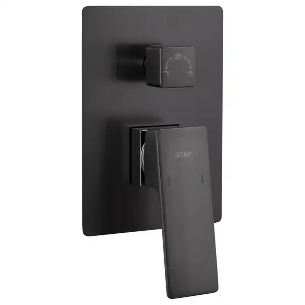 Qtap Gemini душевая, чёрная (QTGEM114GMB45704)