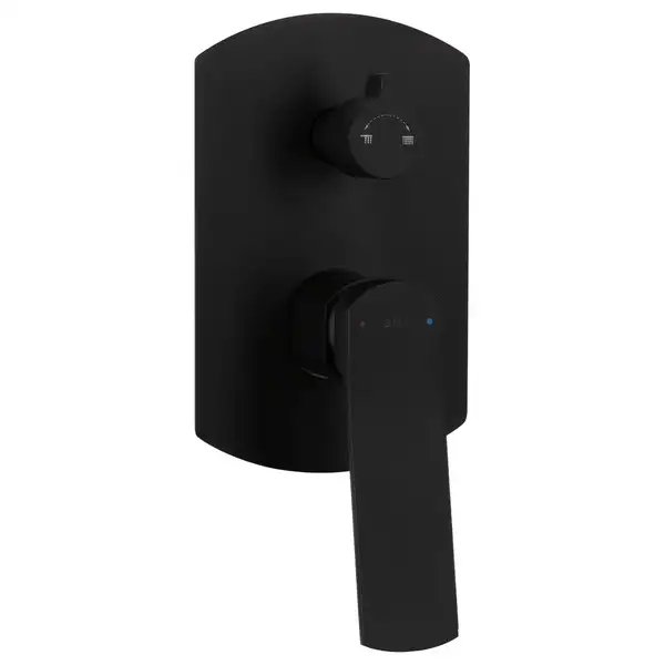Qtap Slavonice душевая система, черная (QTSLA113BLM45900)