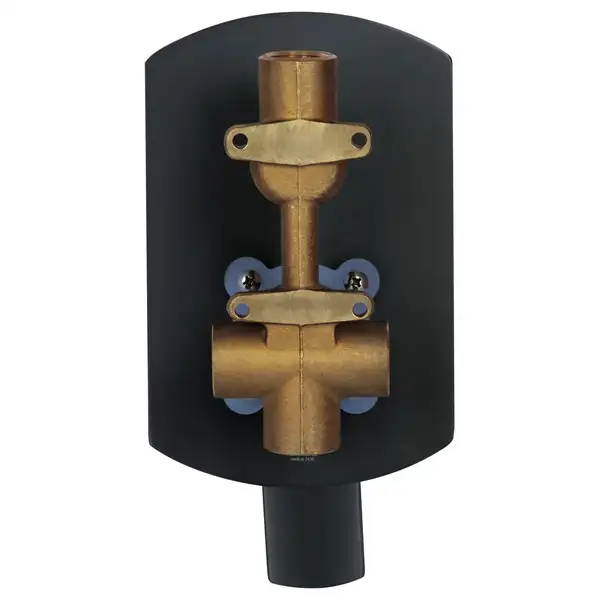 Qtap Slavonice душевая, чёрная PVD (QTSLA113GMB45899)