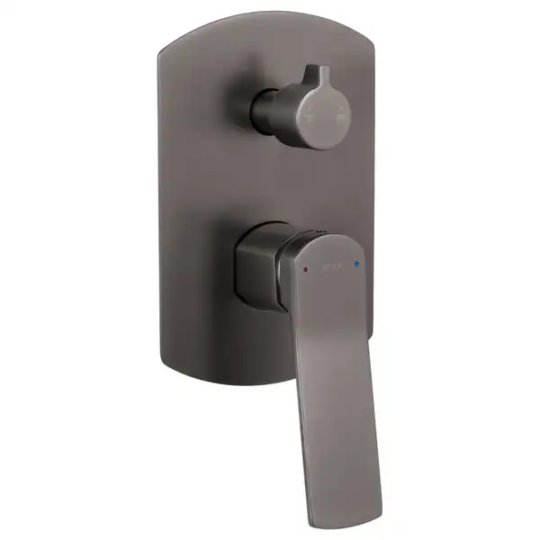 Qtap Slavonice душевая, чёрная PVD (QTSLA113GMB45899)