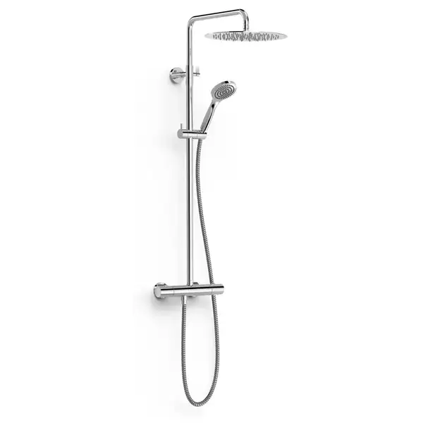 Tres Over-Wall Душова система, хром (19038701)