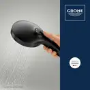 Grohe Vitalio Joy+ душ. гарнитур, чёрный (1348662430)