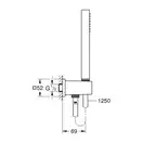 Grohe Euphoria Cube душевой набор, хром (26405000)