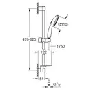 Grohe Tempesta 110 Душевой гарнитур, хром (26918003)
