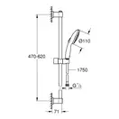 Grohe Vitalio Start 110 Душевой гарнитур, хром (26951001)