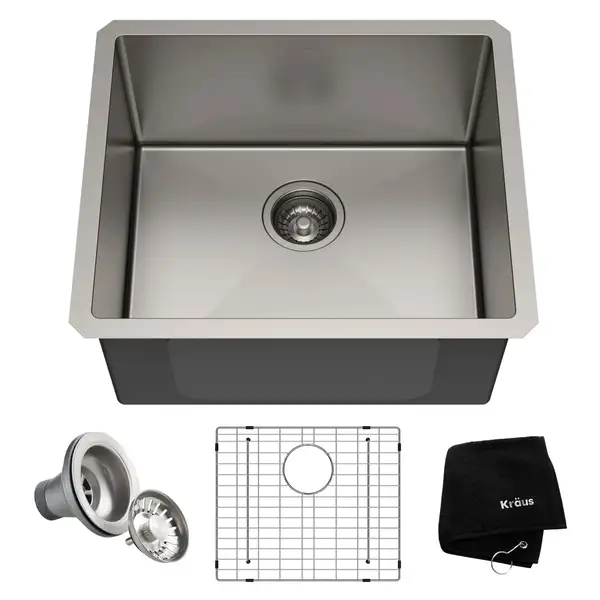 Kraus Standart PRO мийка, сталь (KHU101-21)