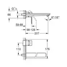GROHE Змішувач для раковини на 2 отвори Lineare  L-Size (23444001) фото 2 Aquada.com.ua