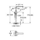 Смеситель отдельностоящий для ванны Grohe Lineare (цвет - хром) (23792001) фото 2 Aquada.com.ua