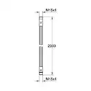 GROHE Шланг для душа, металевий 1250 мм Relexa  (28146000) фото 2 Aquada.com.ua