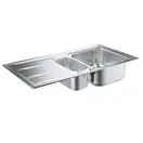 GROHE Мийка для кухні 983 x 513 мм з ексцентриком, 2 чаши, матова (31569SD0) (31569SD0) фото 1 Aquada.com.ua