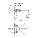 GROHE Одноважільний змішувач для мийки Eurosmart  (32224002) фото 2 Aquada.com.ua