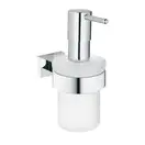 GROHE Дозатор для рідкого мила з тримачем Essentials Cube  (40756001) фото 1 Aquada.com.ua