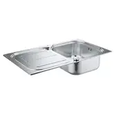 GROHE Мийка для кухні 860 x 500 мм з ексцентриком, 1 чаша, матова (31563SD0)