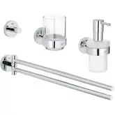 Набір аксесуарів 4 в 1 Grohe Essentials New (40846001)