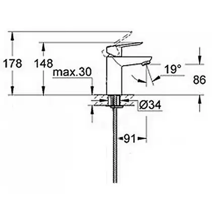 GROHE Набор смесителей для душа BauLoop  (123220s) (123220S) фото 3 Aquada.com.ua