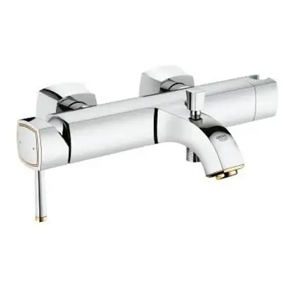 Смеситель для ванны, однорычажный Grohe Grandera (цвет - хром/золото) (23317IG0) фото 1 Aquada.com.ua