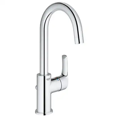 Смеситель для раковины Grohe Eurosmart (цвет - хром), с донным клапаном (23537002) фото 1 Aquada.com.ua