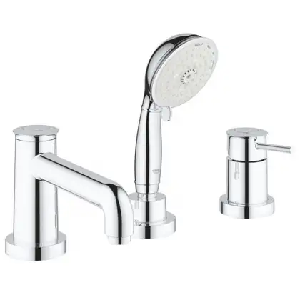 Смеситель на борт ванны Grohe Bau Classic (цвет - хром) (2511800A) фото 1 Aquada.com.ua Смеситель на борт ванны Grohe Bau Classic (цвет - хром) (2511800A) фото 1 Aquada.com.ua