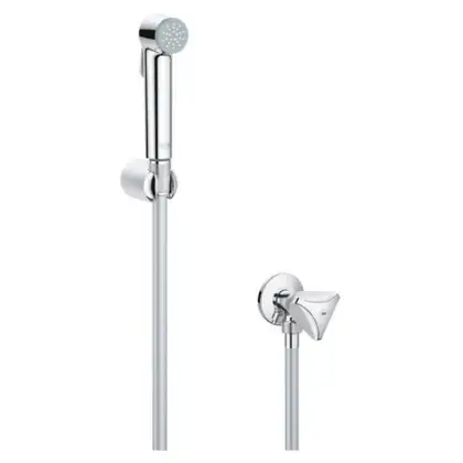 GROHE Душевой набор с угловым вентилем, 1 вид струи, хром Tempesta-F Trigger Spray 30 (27514001) фото 1 Aquada.com.ua