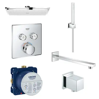 GROHE Grohtherm SmartControl Неперевершена душова система із Rainshower Allure 230 (34506SC0) (34506SC0) фото 1 Aquada.com.ua