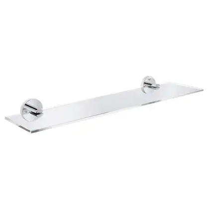 GROHE Полочка стеклянная Essentials , 530мм (40799001) фото 1 Aquada.com.ua