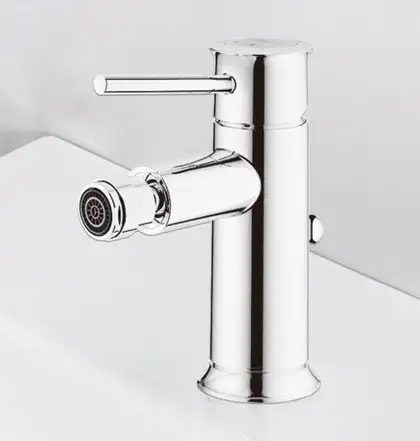 Смеситель для биде Grohe Bau Classic DN 15 (цвет - хром), с донным клапаном (32864000) фото 3 Aquada.com.ua