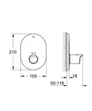 GROHE Центральный термостат для душа GROHTHERM 2000 (19352001) фото 2 Aquada.com.ua