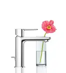 Смеситель однорычажный для раковины Grohe Lineare DN 15 S-Size (цвет - хром) с доным клапаном (32114001) фото 8 Aquada.com.ua