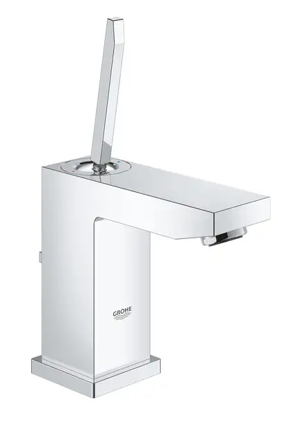 Смеситель однорычажный для раковины Grohe Eurocube Joy DN 15 S-Size (цвет - хром) с донным клапаном (23654000) фото 1 Aquada.com.ua
