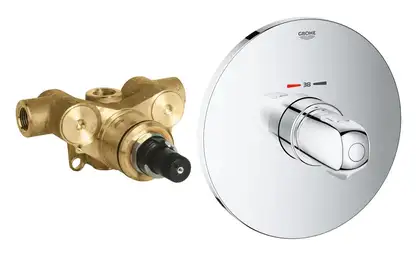 GROHE Центральный термостат; для ванны, для душа GROHTHERM 1000 NEW (34573000) фото 2 Aquada.com.ua