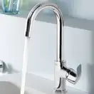 Смеситель для раковины Grohe Eurosmart (цвет - хром), с донным клапаном (23537002) фото 7 Aquada.com.ua