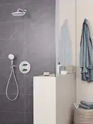 GROHE  Верхній душ с душовим кронштейном 286 мм, 1 режим струменю Tempesta 210 (26411000) фото 3 Aquada.com.ua