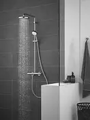 GROHE Душова система з термостатом для настінного монтажу New Tempesta Cosmopolitan 210 (27922001) фото 9 Aquada.com.ua